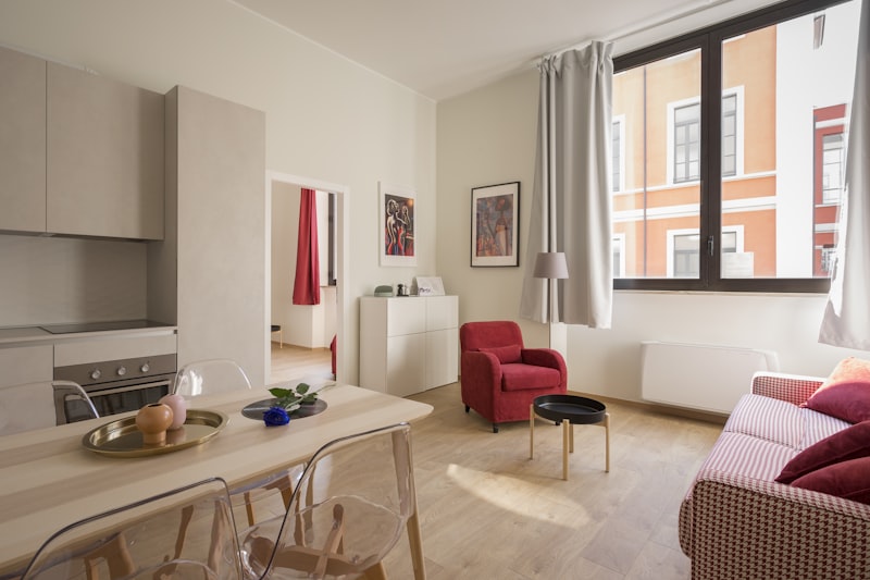 A modern rental property interior